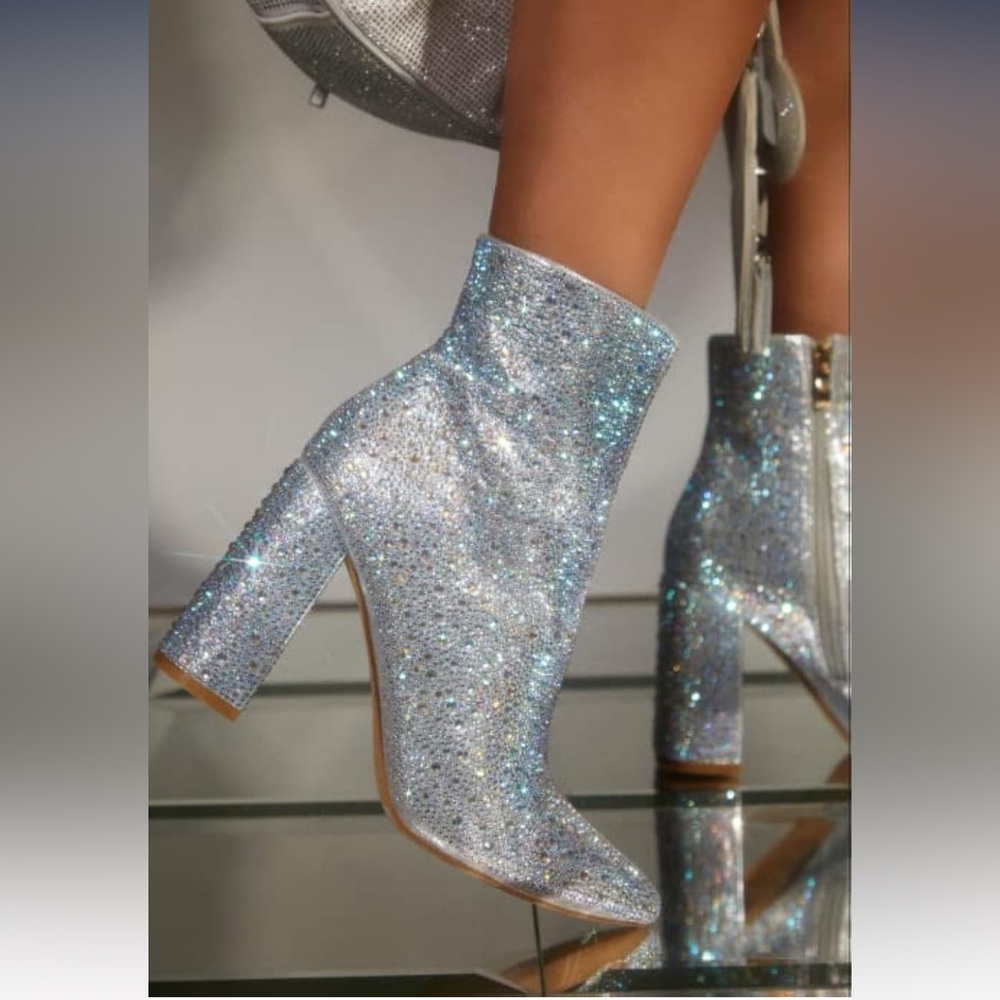 ✨ NWT ✨ - Rhinestone Ankle Boots